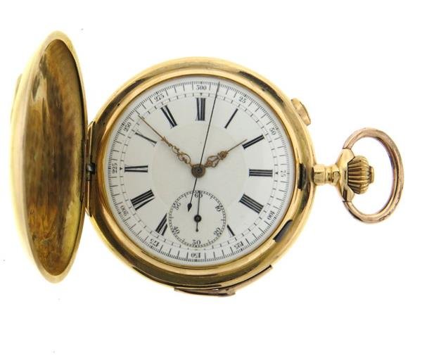 Antique 18k Gold Minute  Repeater Chronograph Pocket (1 of 6)