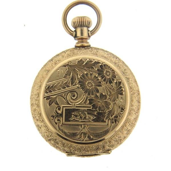 A. W. Co. Waltham 14k Gold Pocket Watch (1 of 5)