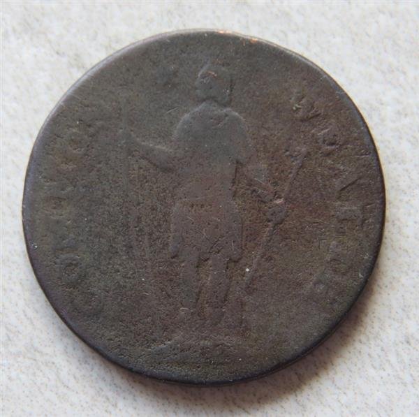 1788 Massachusetts Commemorative Colonian Cent US Coin (1 of 2)