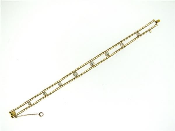 Antique Victorian 14k Gold Diamond Bracelet (1 of 3)