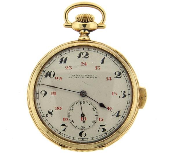 Fresard Watch Lucerne & Lausanne 14k Gold Minute (1 of 8)