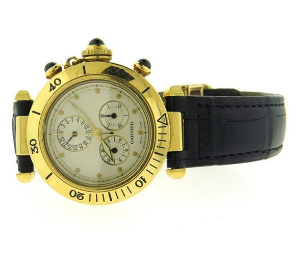 Cartier Pasha 18k Gold Quartz Watch M211918 (1 of 6)