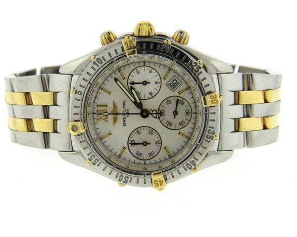 Breitling Windrider Jetstream Chronomat 18K Gold Steel (1 of 4)