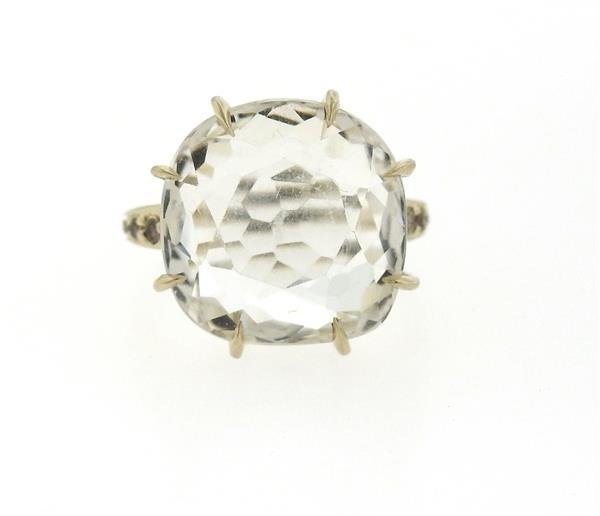 H. Stern Cobblestone 18k Gold Crystal Diamond Ring (1 of 7)