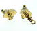 1960s Seaman Schepps 14k Gold Turbo Shell Emerald - 4