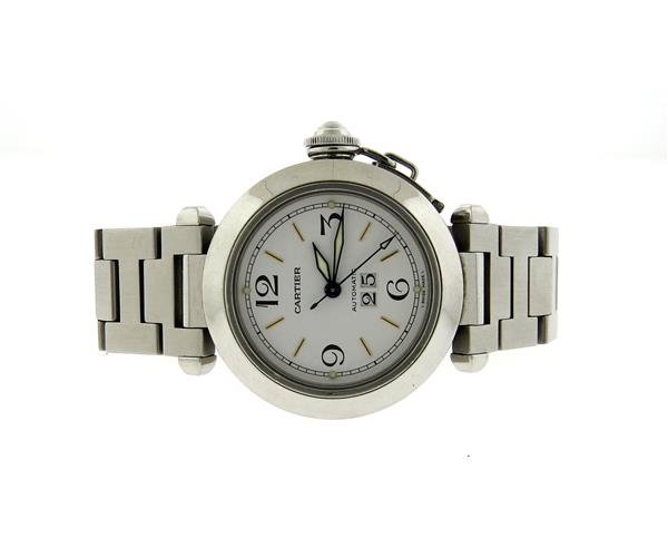 Cartier Pasha Stainless Steel Automatic Watch (1 of 3)