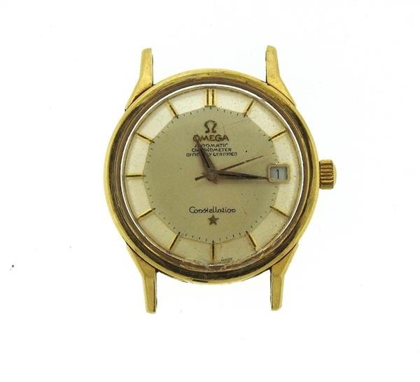 Omega 14k Gold Constellation Chronometer Pie Pan Dial (1 of 6)