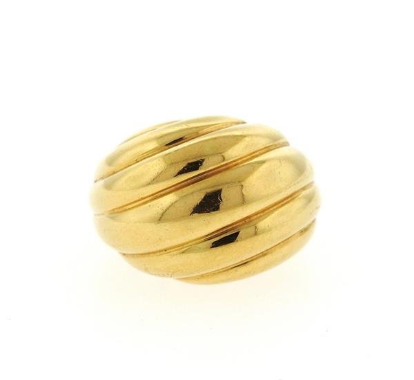 Vintage Cartier 18k Gold Dome Ring (1 of 5)