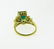18k Gold Diamond Emerald Ring - 3