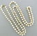 Vintage 14k Gold 8.5mm to 9mm Pearl Long Necklace
