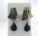 Anne Forbes Sterling Silver Lapis Drop Earrings