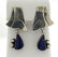 Anne Forbes Sterling Silver Lapis Drop Earrings - 2