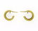 David Yurman Thoroughbred 18K Gold Sapphire Hoop - 4
