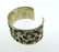 Native American Sterling Hand Print Cuff Bracelet - 2