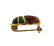 Italian 18K Gold Enamel Lady Bug Brooch Pin - 3