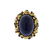1960's 18K Gold Lapis Diamond Gemstone Cocktail - 2