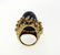1960's 18K Gold Lapis Diamond Gemstone Cocktail - 5