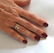 Mid Century 14K Gold Ruby Diamond Buckle Ring - 5
