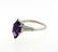 Platinum Diamond Amethyst Ring - 2