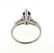 Platinum Diamond Amethyst Ring - 3