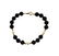 Onyx Pearl 14K Gold Necklace Bracelet Set - 4