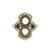 Art Deco 18k Gold Blue Stone Ring Setting
