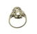 Art Deco 18k Gold Blue Stone Ring Setting - 3