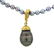 Robin Rotenier 18K Gold Faceted Pearl Enhancer Pendant - 4