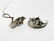 Retro 14K Gold Sapphire Diamond Earrings - 5