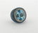 Impressive 18k Gold Diamond Topaz Enamel Earrings Ring - 3