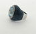 Impressive 18k Gold Diamond Topaz Enamel Earrings Ring - 4