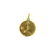 Art Nouveau 18k Gold Diamond Nymph Pendant