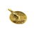 Art Nouveau 18k Gold Diamond Nymph Pendant - 2