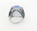 18k Gold Chalcedony Tsavorite Diamond Sapphire - 2