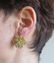 18k Gold Diamond Anemone Earrings - 3