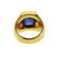 Antique 18K Gold Synthetic Sapphire Intaglio Seal Ring - 5
