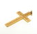 Antique English 15K Gold Engraved Cross Pendant - 4