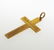 Antique English 15K Gold Engraved Cross Pendant - 5