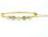 Antique Victorian 18K Gold Diamond Pearl Bangle - 2