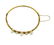 Antique Victorian 18K Gold Diamond Pearl Bangle - 3