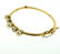 Antique Victorian 18K Gold Diamond Pearl Bangle - 4