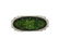 Antique Art Deco Platinum Carved Jade Diamond Brooch