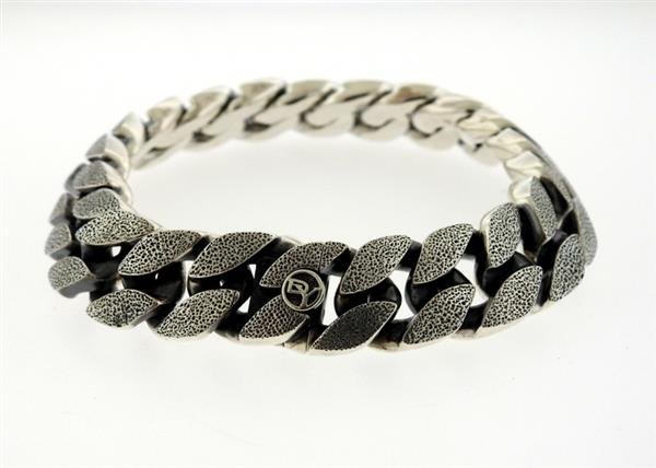 David Yurman Sterling Silver Heavy Chain Link Bracelet (1 of 3)