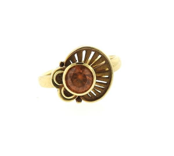 14K Gold Citrine Ring (1 of 4)