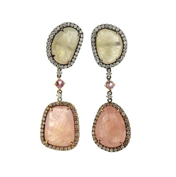 18k Gold Diamond 25.82ctw Multi Color Sapphire (1 of 4)