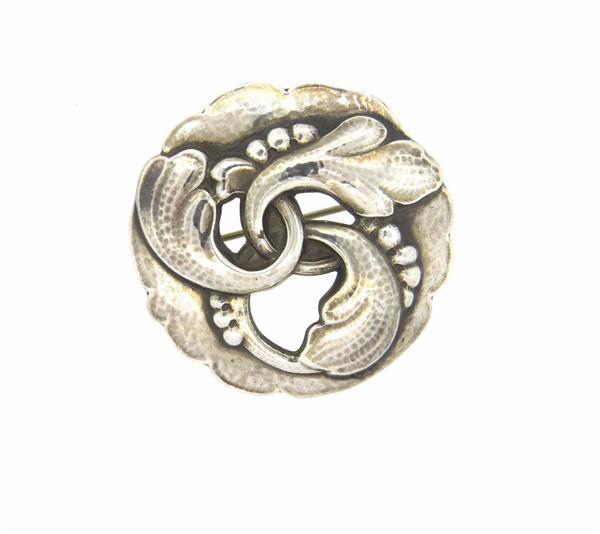 Georg Jensen Sterling Silver Brooch Pin Number 20 (1 of 3)