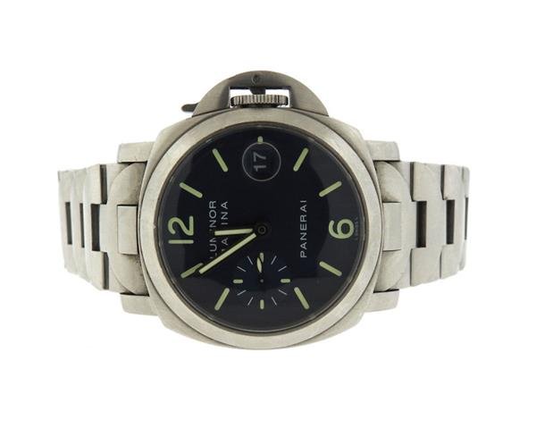 Panerai Luminor Marina Black Dial Steel Watch PAM120 (1 of 5)