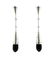 Avakian 18K Gold Diamond Pink Black Onyx Drop Earrings - 4