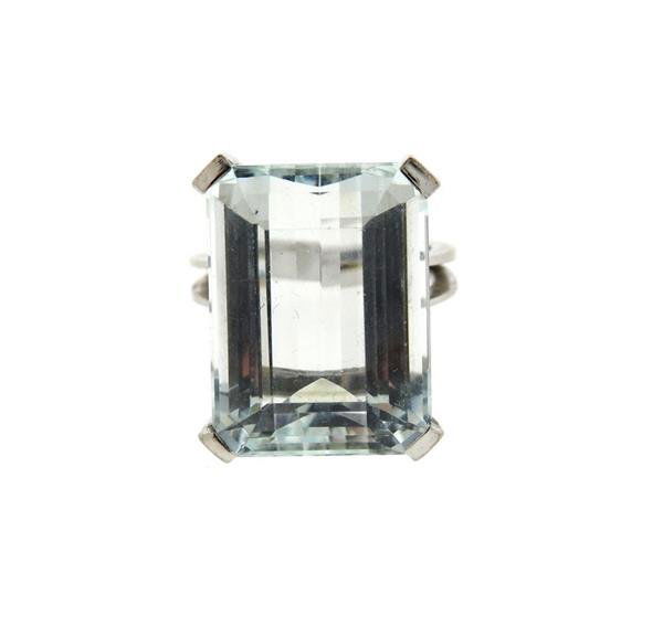 18k Gold 23ct Aquamarine Ring (1 of 4)