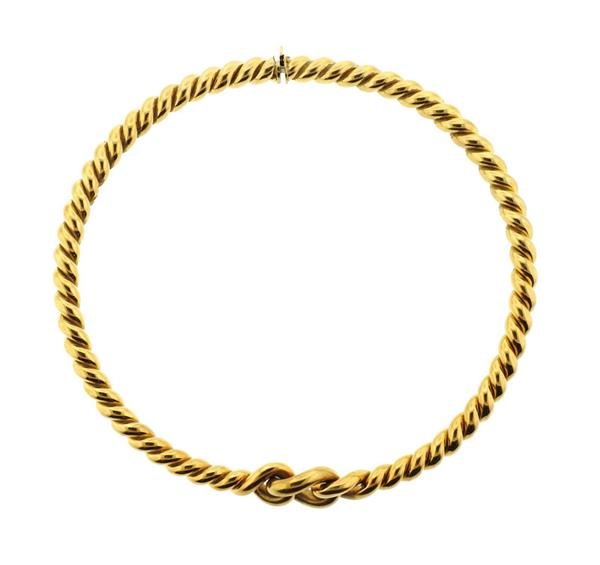 Weingrill 18k Gold Knot Necklace (1 of 4)